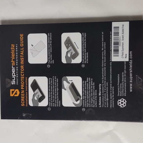 SuperShieldz glass screen protector for Samsung Galaxy Tab A 8.0 2-pack NIB - Picture 8 of 13